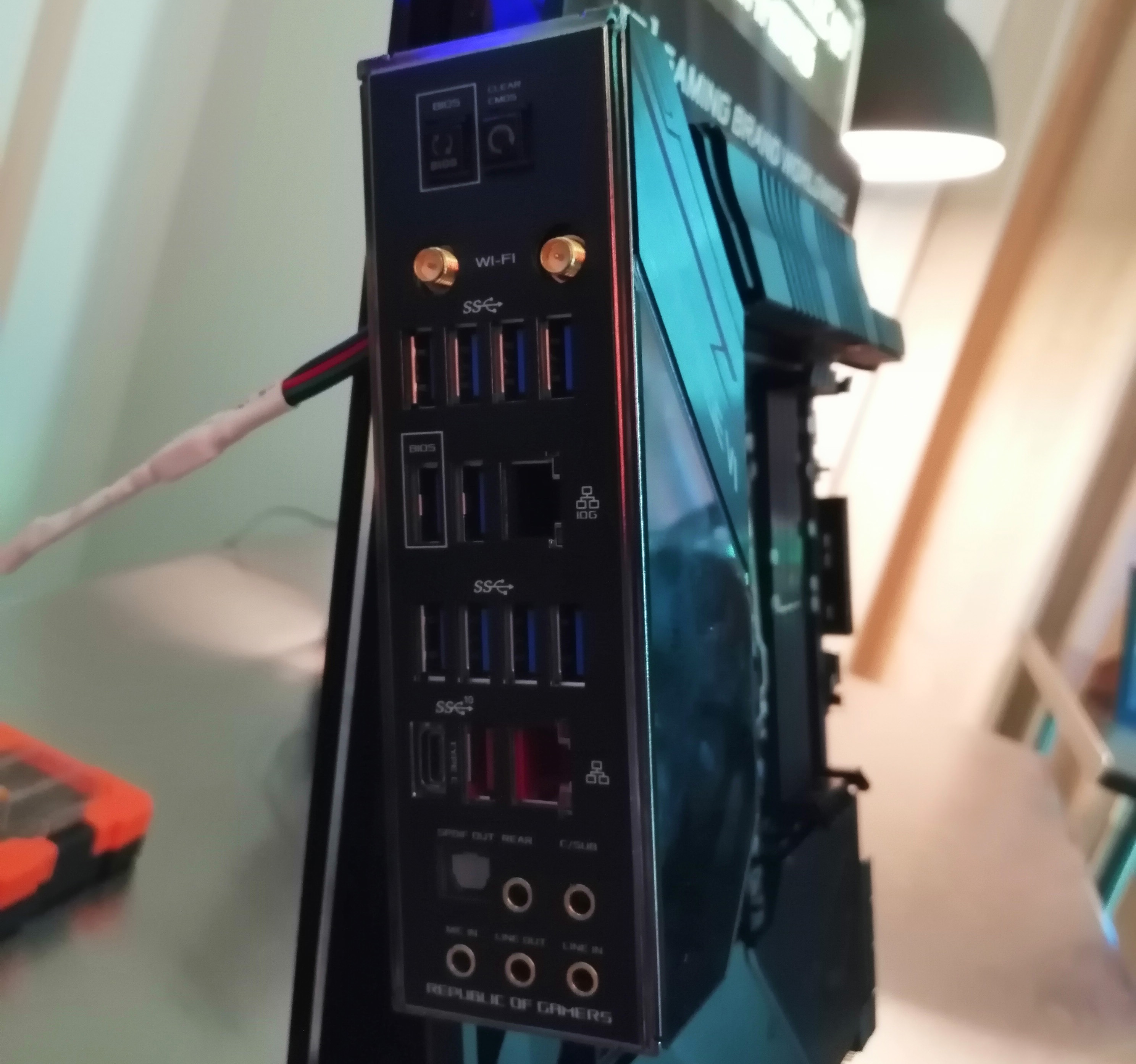 CES 2019 ASUS ROG Rampage VI Extreme Omega X299 Motherboard